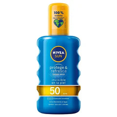 Spray Sun Protector Protege & Refresca Nivea Spf 50 (200 ml) Nivea