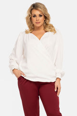 Plus size blouse model 190971 Karko Karko