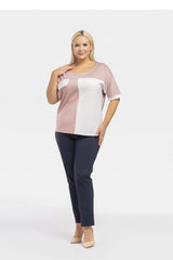 Plus size blouse model 193908 Karko Karko