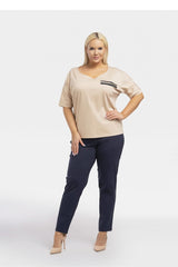 Plus size blouse model 193911 Karko Karko