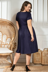 Plus size dress model 183288 Karko Karko