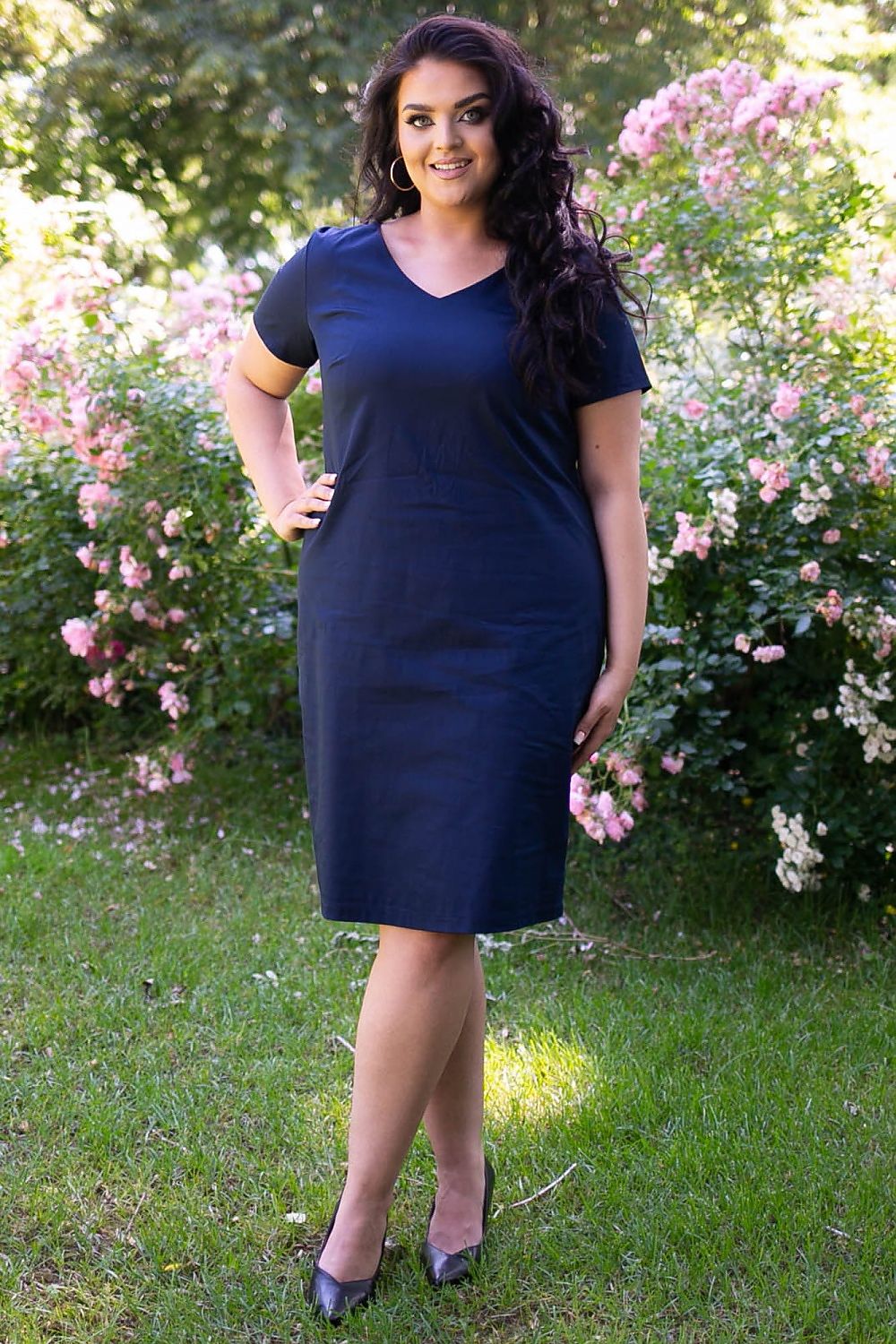 Plus size dress model 183317 Karko Karko