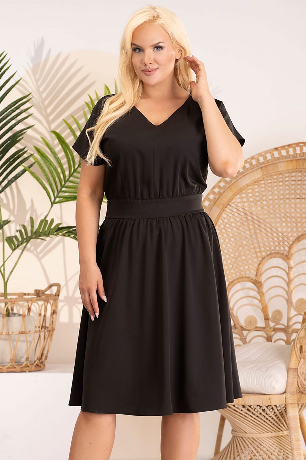 Plus size dress model 183387 Karko Karko