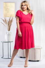 Plus size dress model 183386 Karko Karko