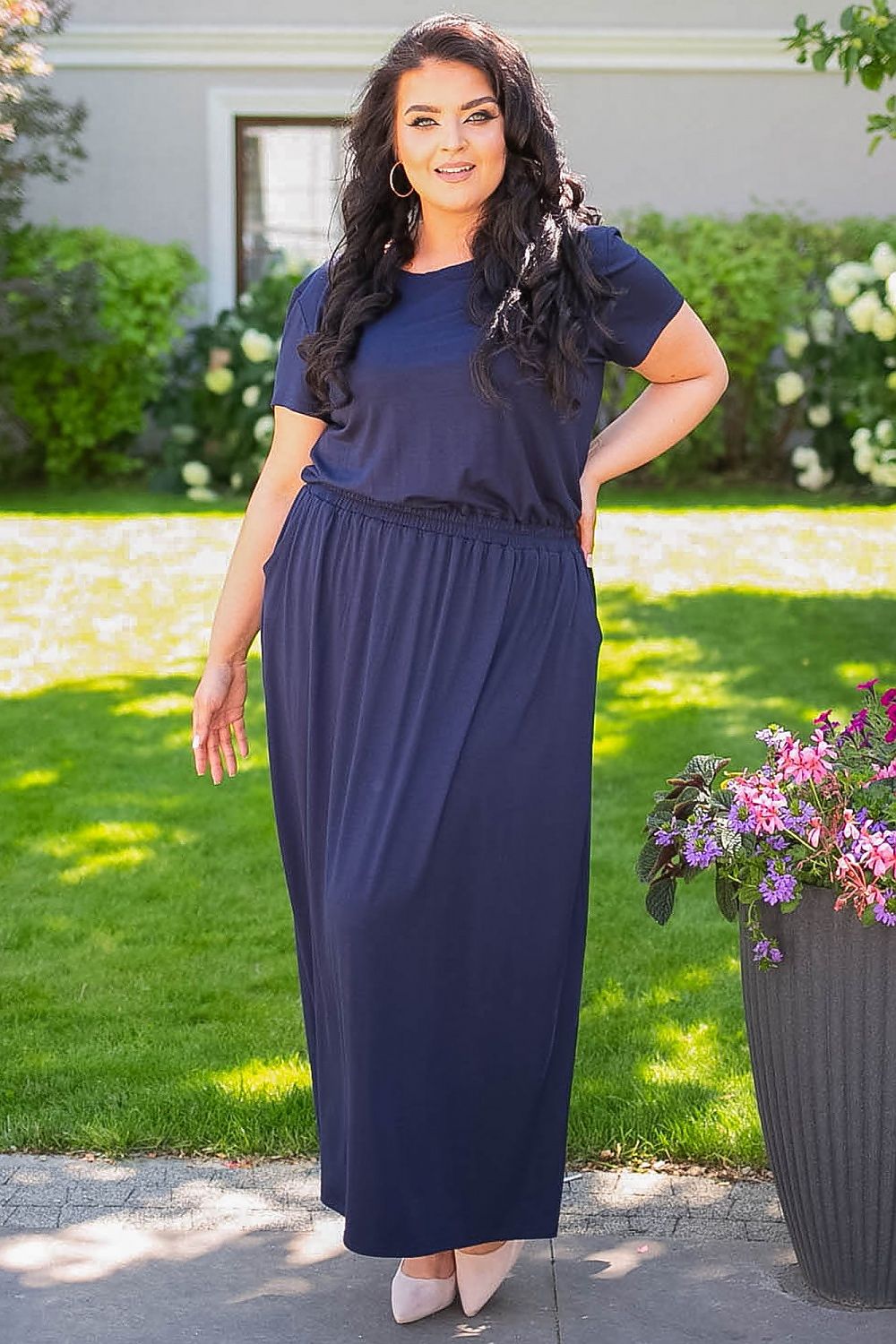 Plus size dress model 183390 Karko Karko