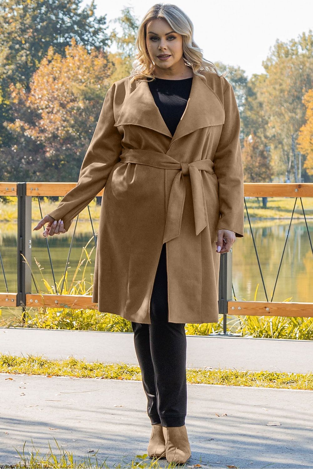 Coat plus size model 184903 Karko Karko